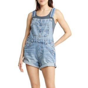 We The People Ziggy Denim Shortalls Size L (Free People)